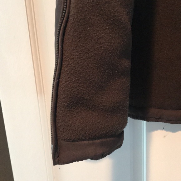 Brown vest with faux fur collar - Picture 4 of 4